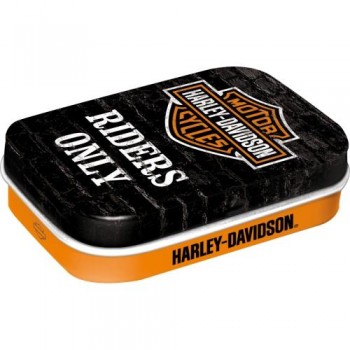 Мятные драже в коробочке Nostalgic-Art "Harley-Davidson - Riders Only" (81345)